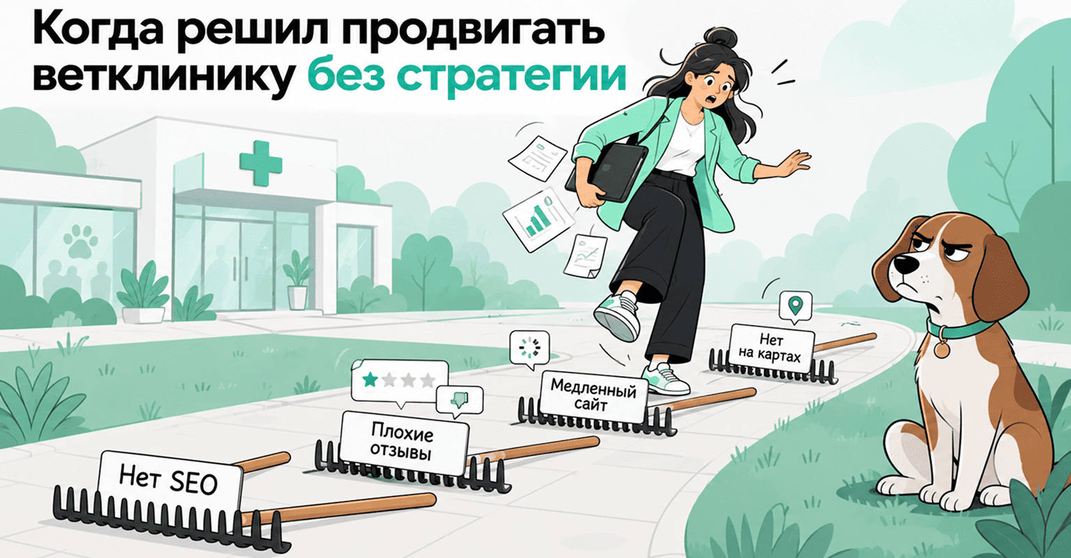 Ошибки при продвижении ветклиники